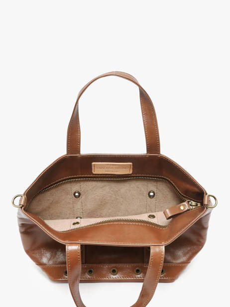 Handtas Cabas Cuir Leder Vanessa bruno Bruin cabas cuir 82V40435 ander zicht 3